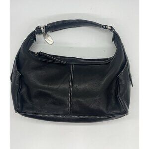 TIGNANELLO black‎ hobo shoulder bag Leather Y2K Party Casual Goth Purse